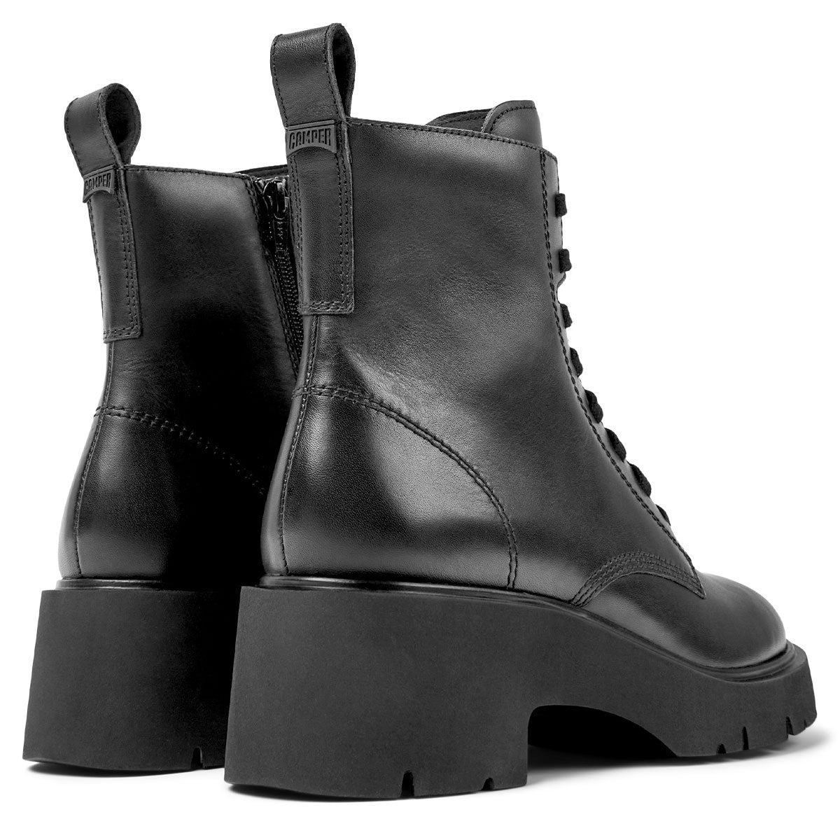 Camper Milah (K400577) Women's Combat Leather Boot