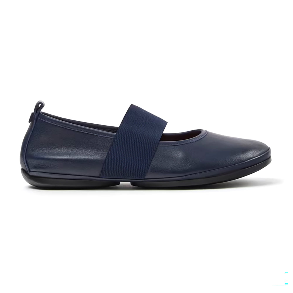 Camper Right Nina Leather Womens Shoes Blue