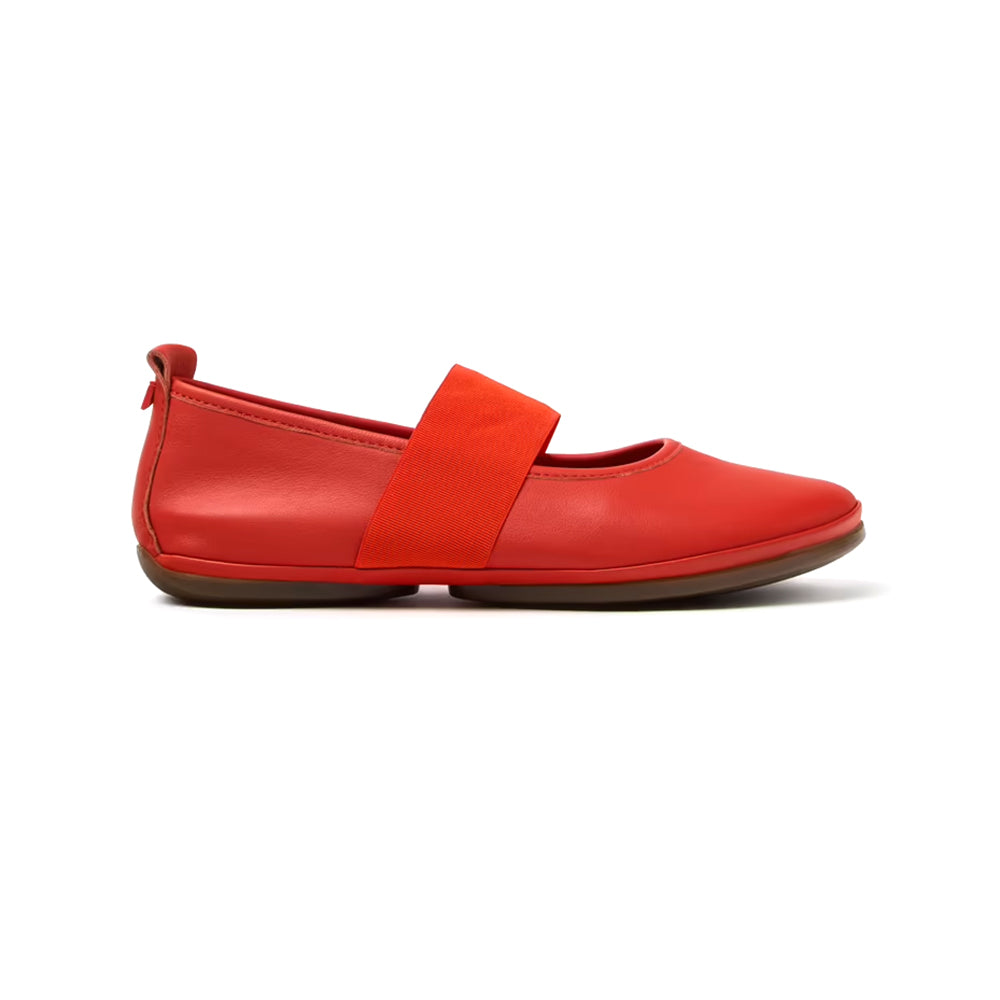 Camper Right Nina Leather Womens Shoes Red