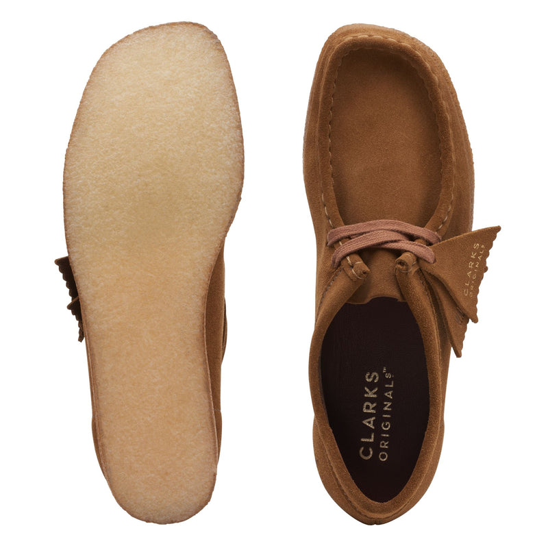 Clarks Wallabee Boot Womens Shoes Cola Suede