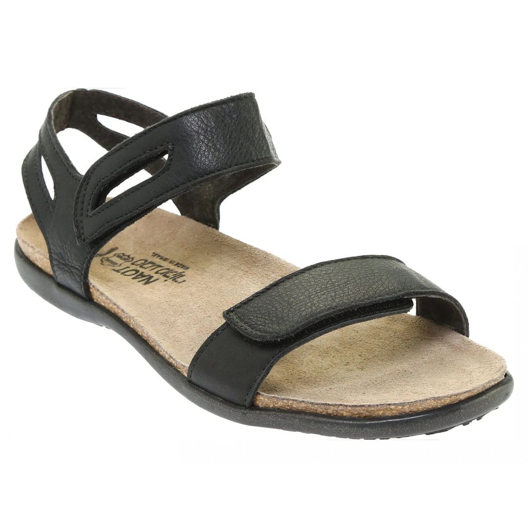 Naot Courtney Sandal (7446) Womens Shoes Soft Black Leather