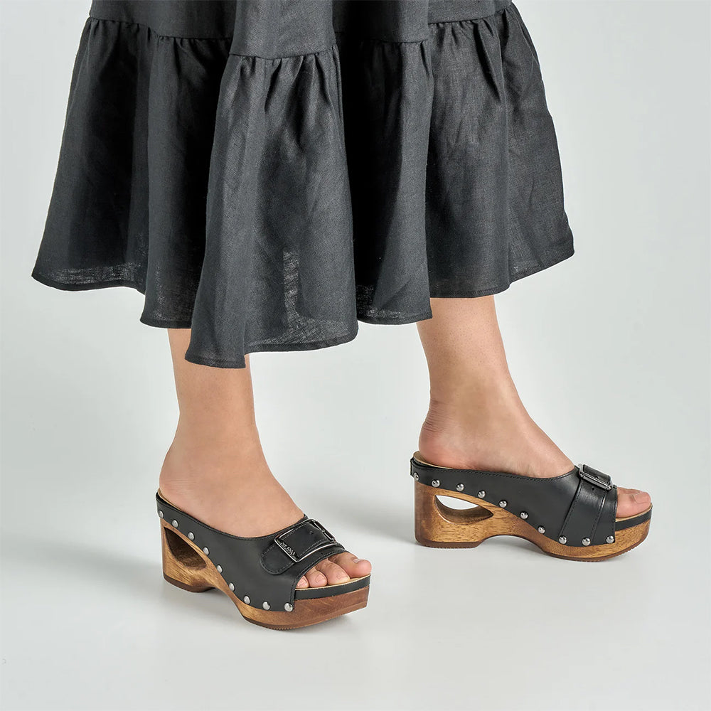 Dansko Adeline Womens Shoes BlackCalf