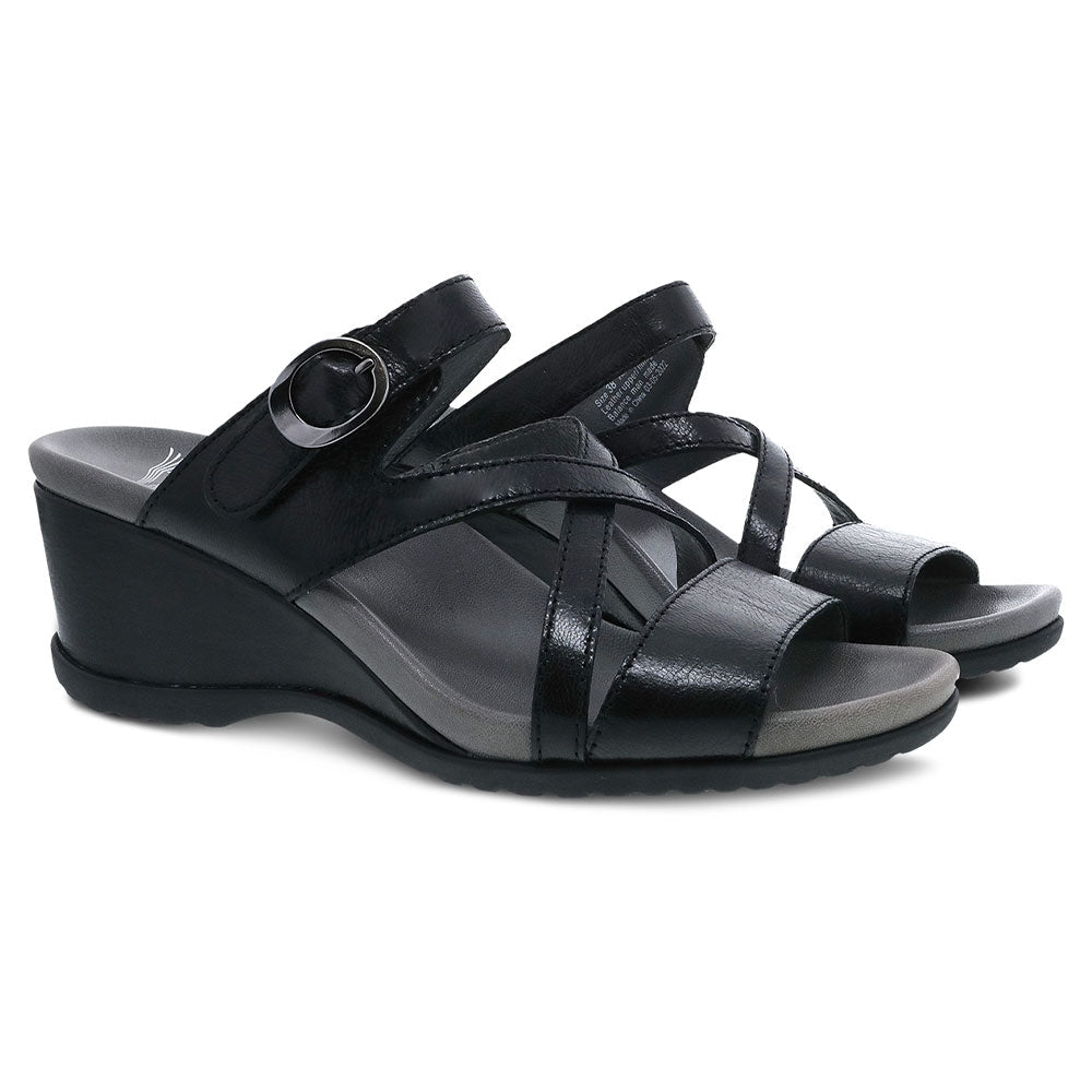 Dansko Ana Open Back Wedge Sandal Womens Shoes 