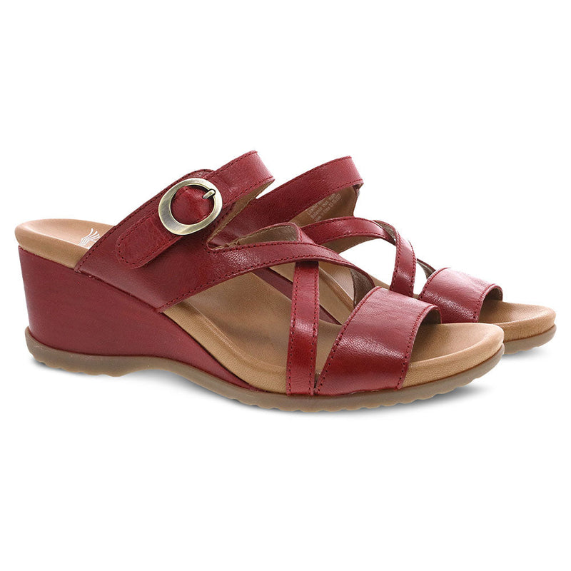 Dansko Ana Open Back Wedge Sandal Womens Shoes 