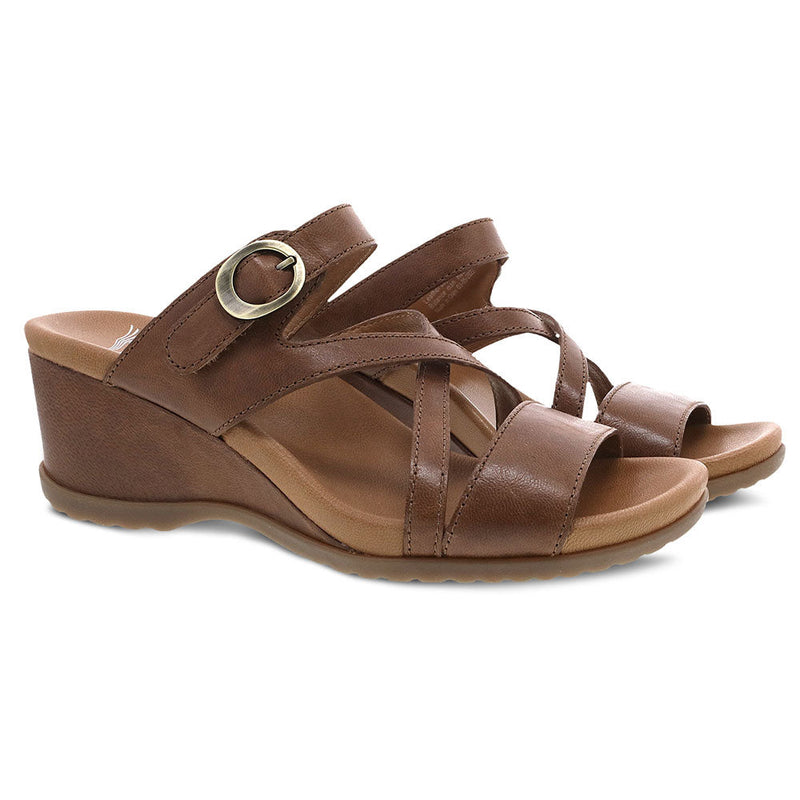 Dansko Ana Open Back Wedge Sandal Womens Shoes 