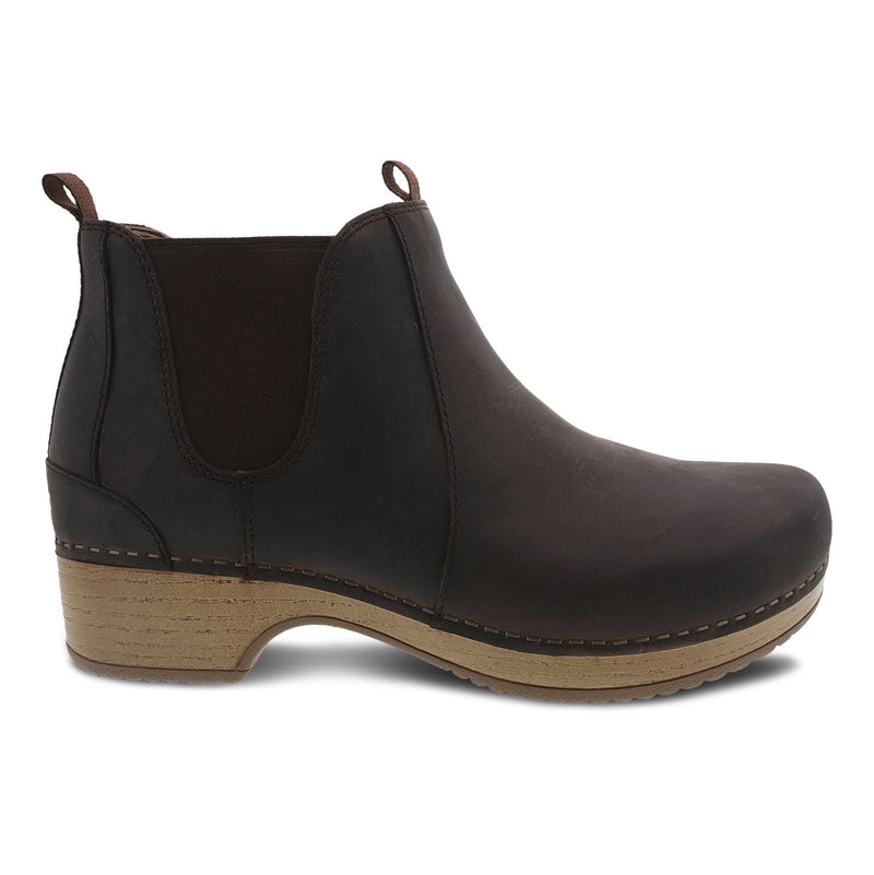 Dansko Becka Leather Bootie Womens Shoes 
