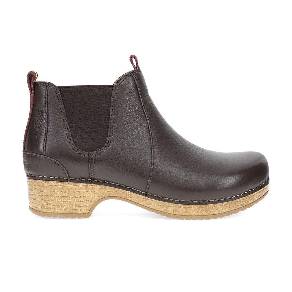 Dansko Becka Leather Bootie Womens Shoes