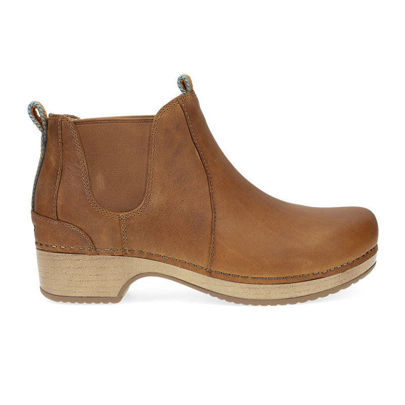 Dansko Becka Leather Bootie Womens Shoes