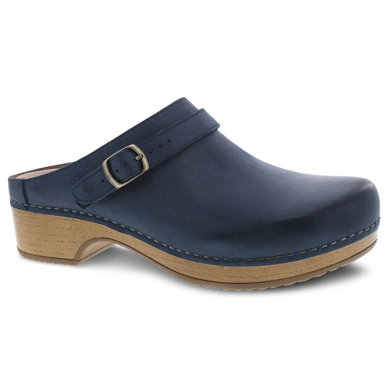 Dansko Berry Mule Clog Womens Shoes Navy