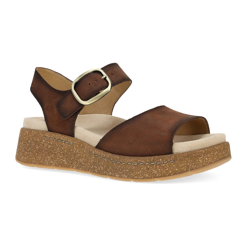 Dansko Bianca Womens Shoes Brown Burnished Suede