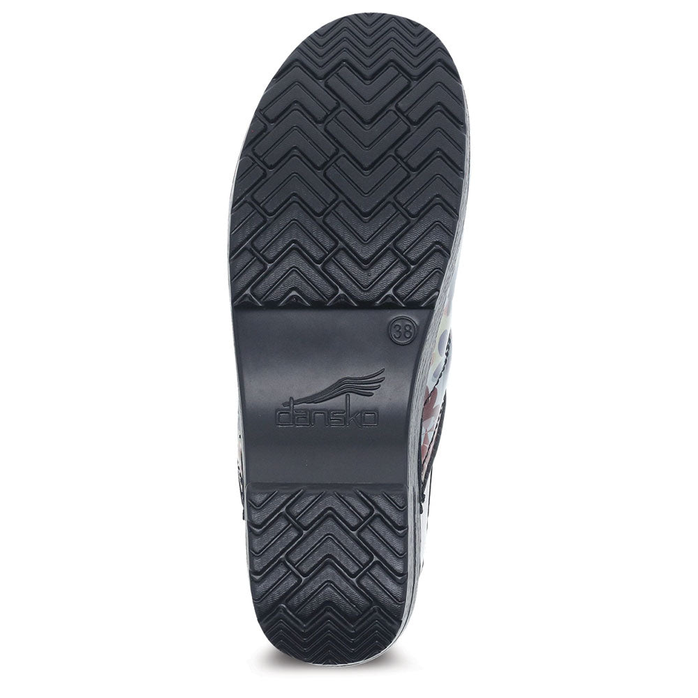 Dansko Professional Boho Flower Patent Womens Shoes 