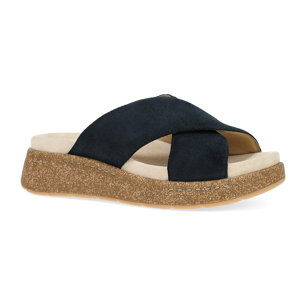 Dansko Bridget Womens Shoes Black Burnished Suede