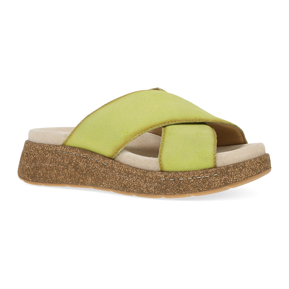 Dansko Bridget Womens Shoes LimeBurnishedSuede