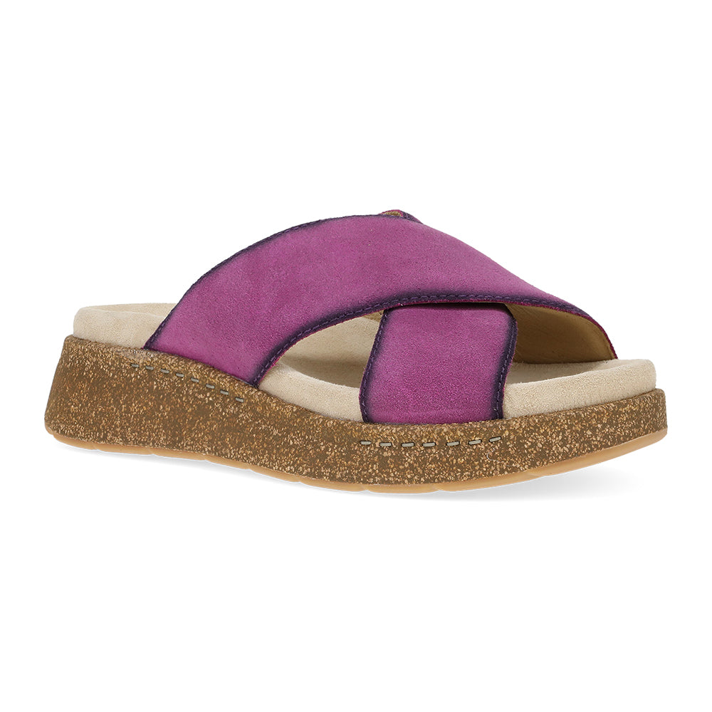 Dansko Bridget Womens Shoes PlumBurnishedSuede