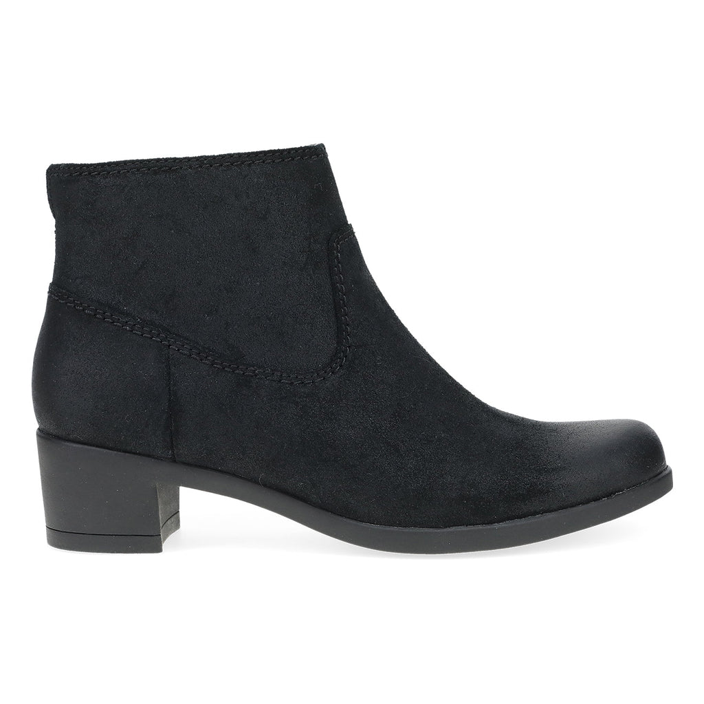 Dansko Carmella Womens Shoes Black Burnished Suede