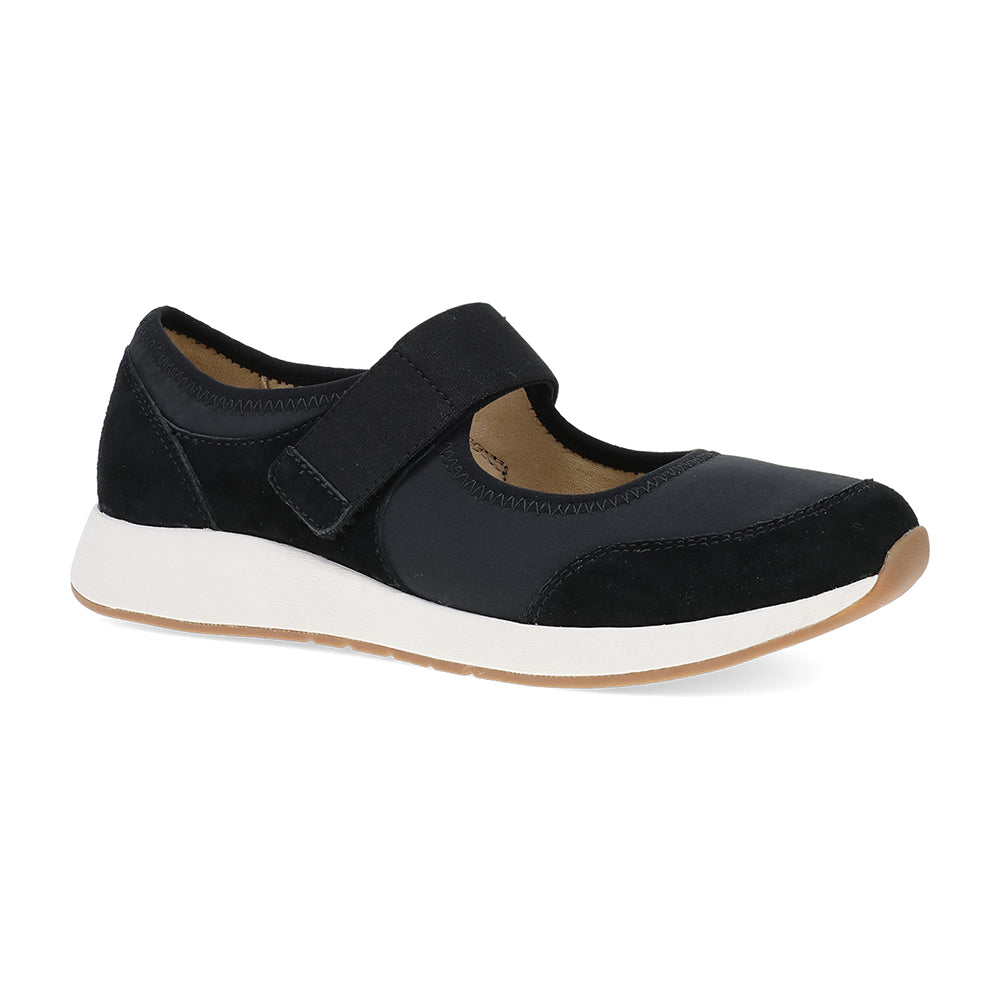 Dansko Carolina Womens Shoes Black Suede