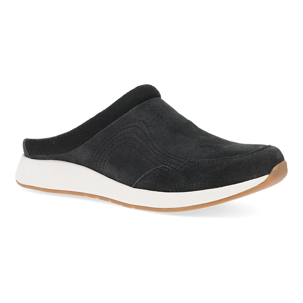 Dansko Claudia Womens Shoes Black Suede