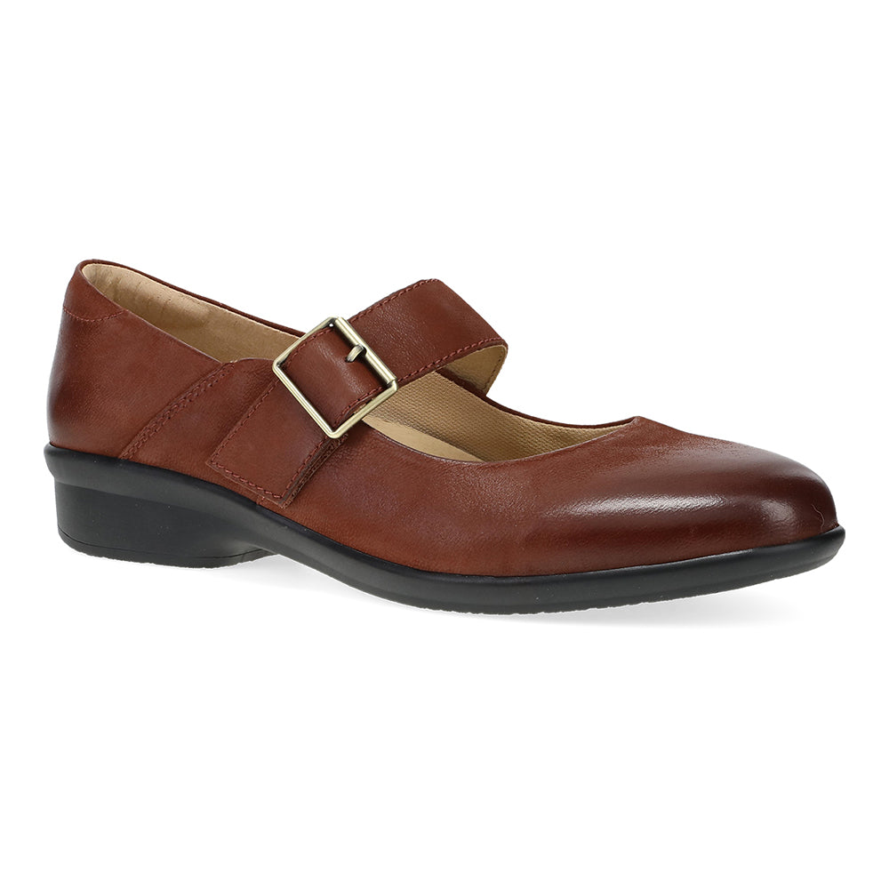 Dansko Collette Wide Womens Shoes Russet Burnished Nubuck