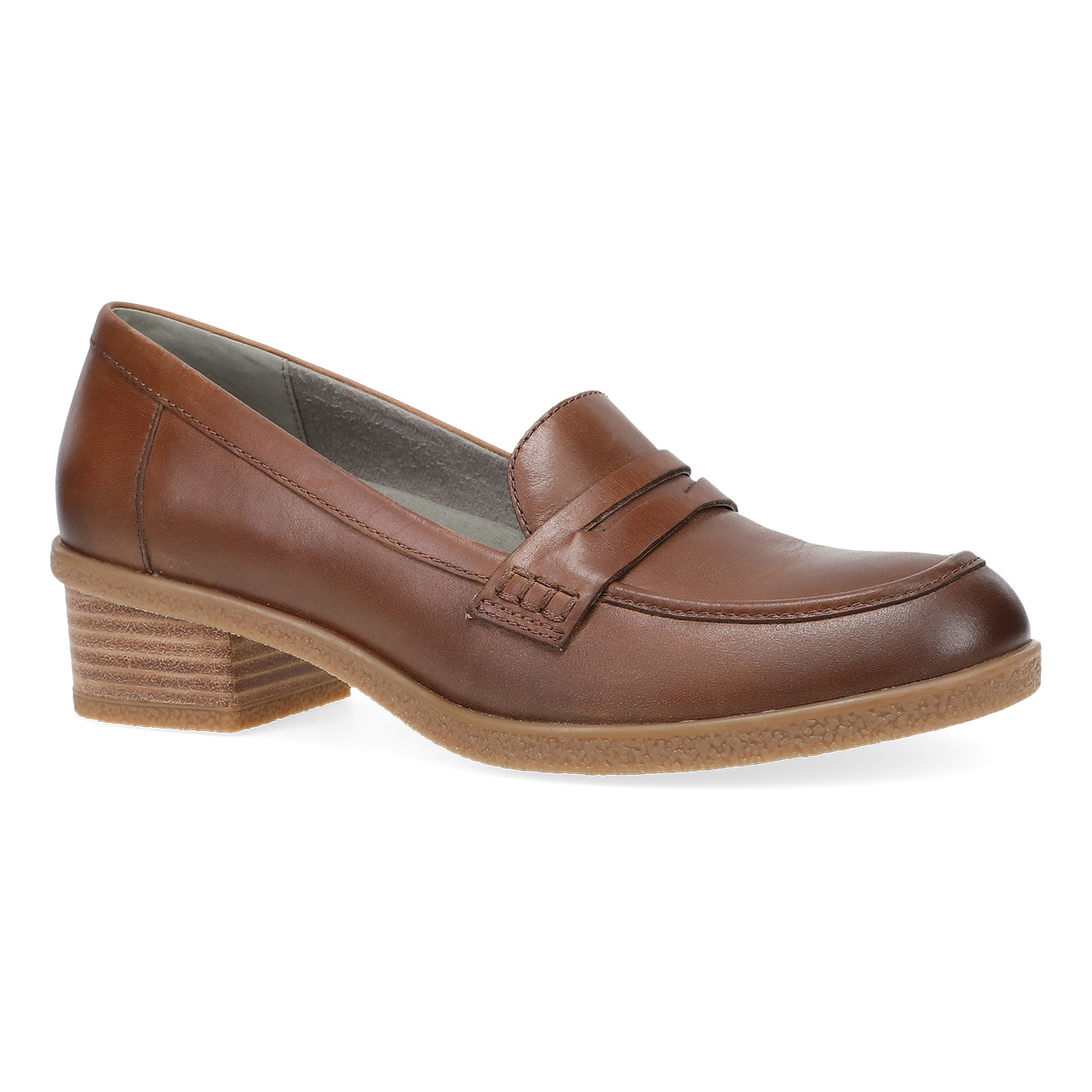 Dansko Danica Wide Tan Waterproof Burnished