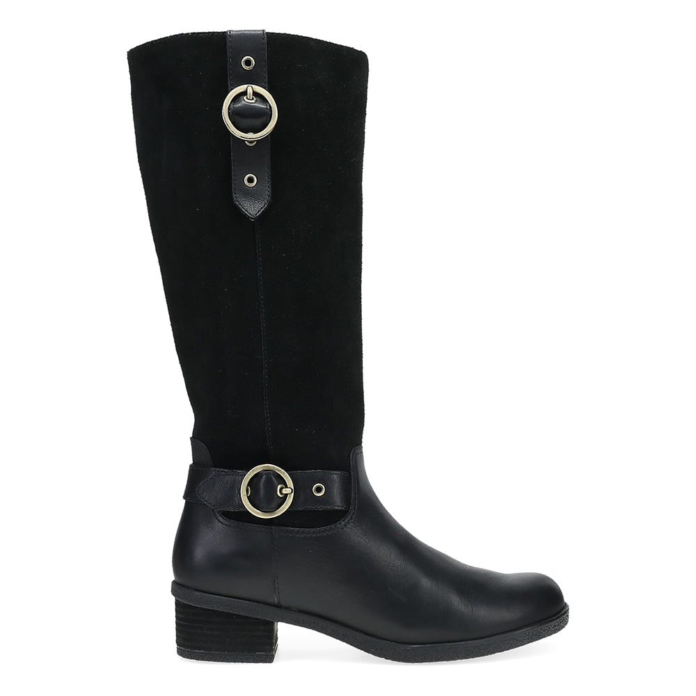 Dansko Dawn Black Waterproof Milled