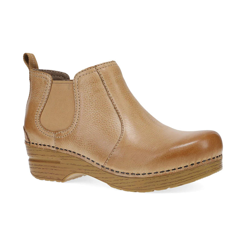 Dansko Frankie Ankle Bootie Womens Shoes Honey Distressed