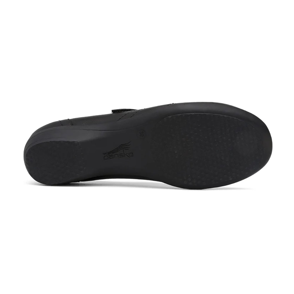 Dansko Franny Slip On Loafer Black Wide Womens Shoes