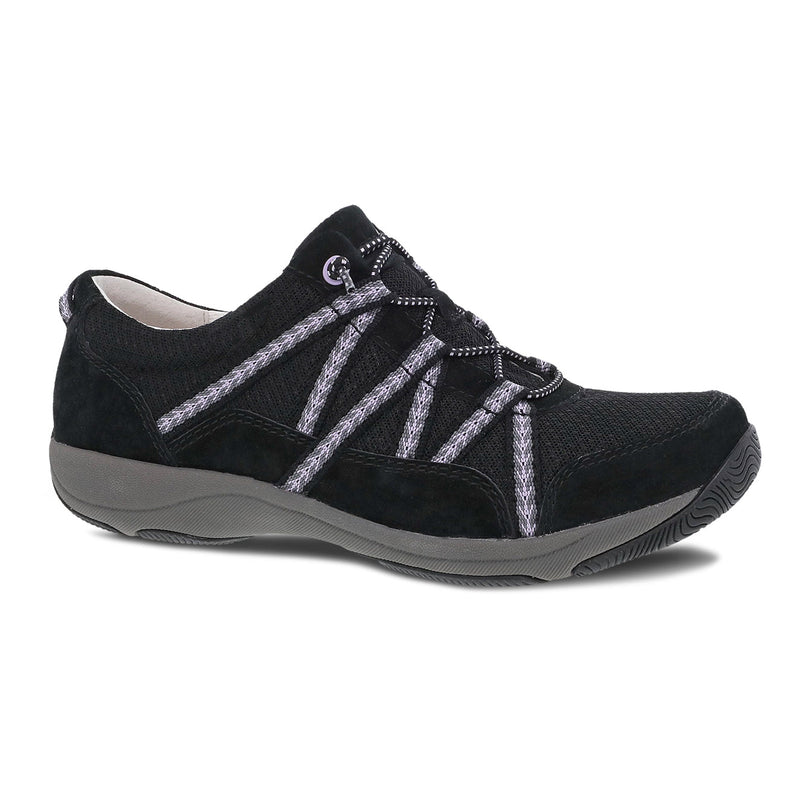 Dansko Harlyn Wide Womens Shoes Black Suede