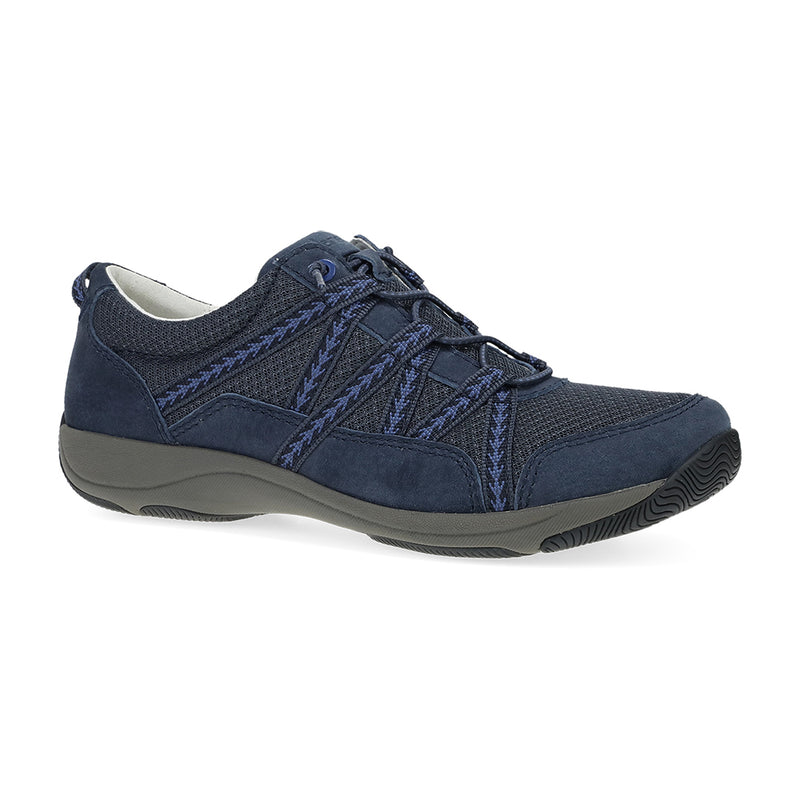 Dansko Harlyn Wide Womens Shoes Navy Suede