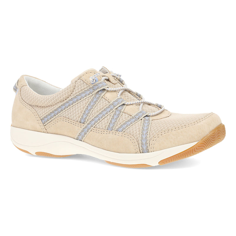 Dansko Harlyn Wide Womens Shoes Sand Suede