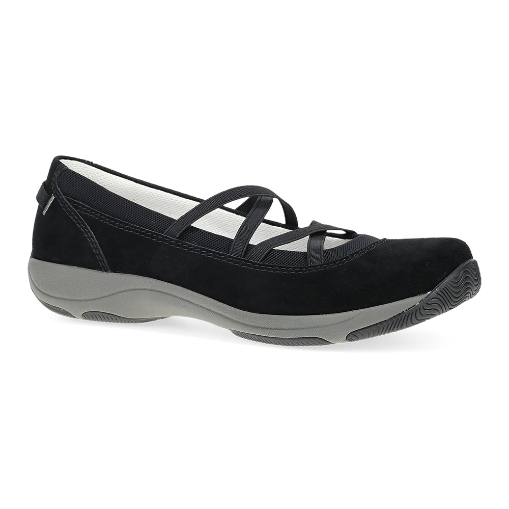 Dansko Harper Womens Shoes Black Suede