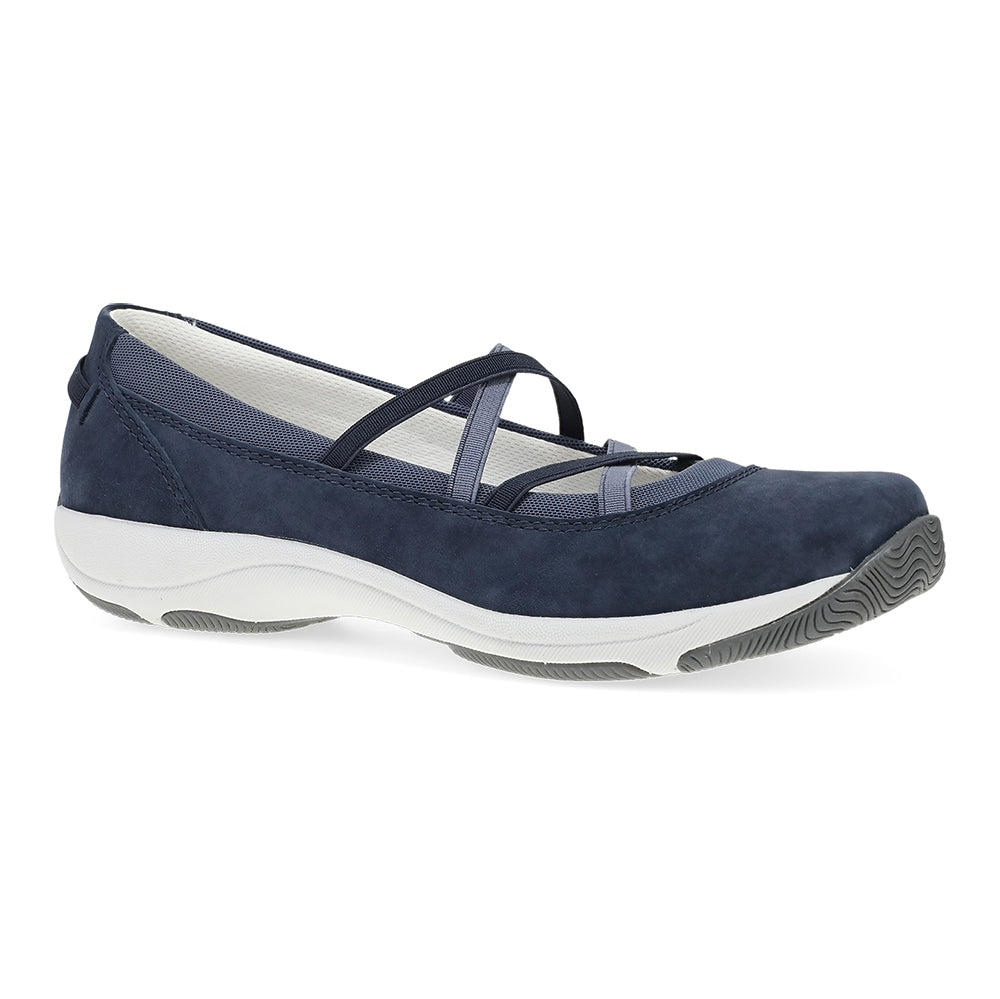 Dansko Harper Womens Shoes Navy Suede
