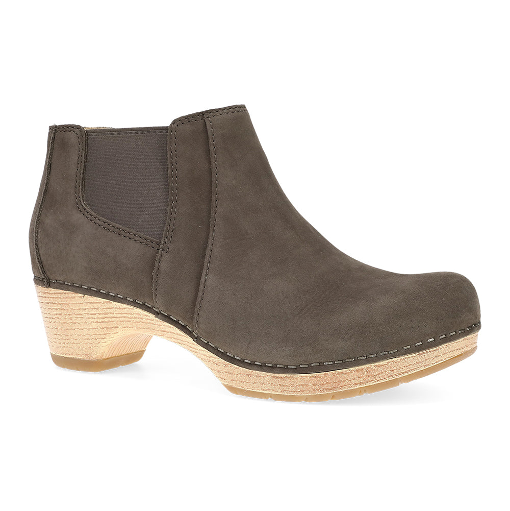 Dansko Lane Womens Shoes Mushroom Milled Nubuck
