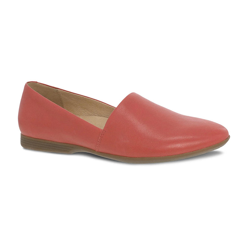 Dansko Larisa Pointed Toe Flat Womens Shoes Poppy Nappa