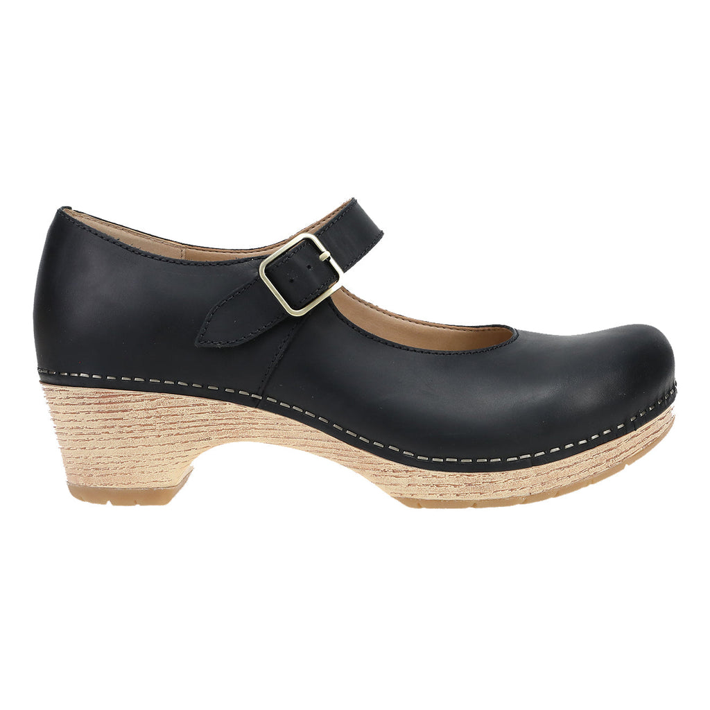 Dansko Lilah Womens Shoes BlackOiledPullUp