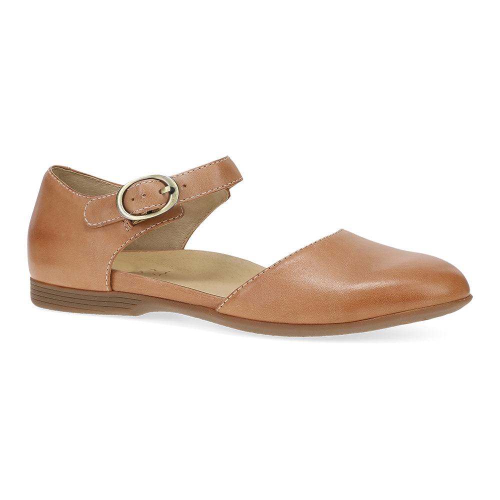 Dansko Liv Womens Shoes Tan Burnished Nappa