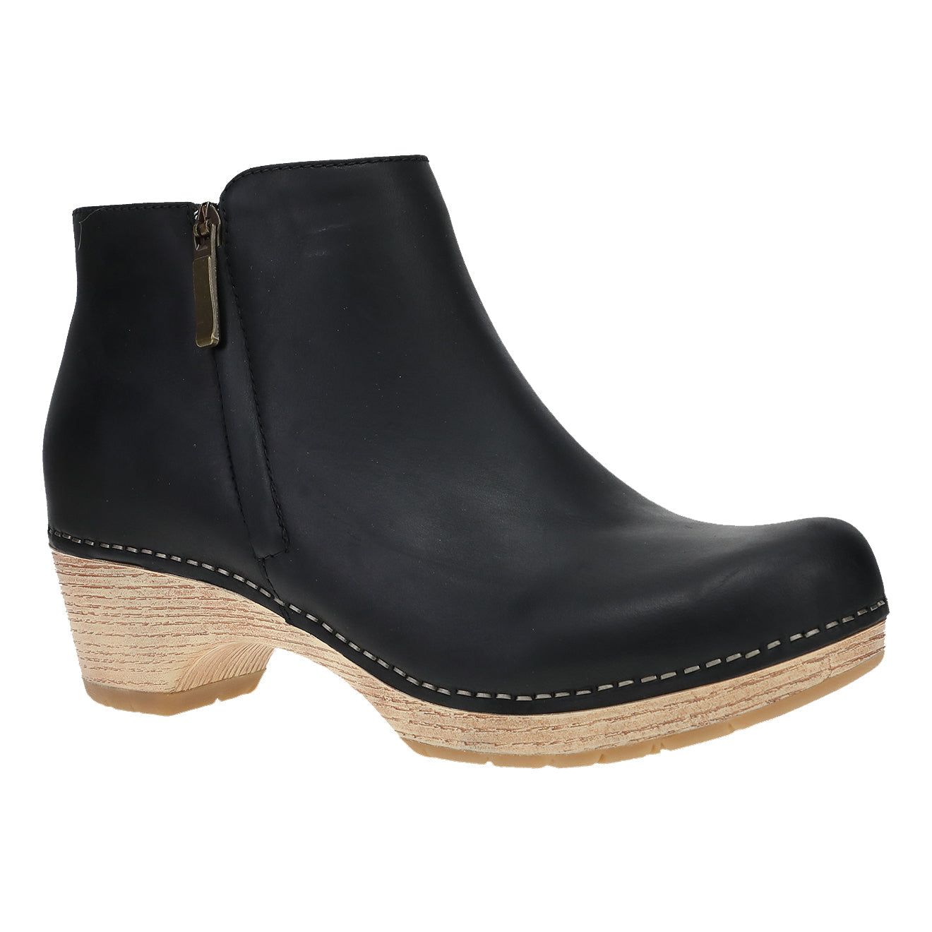 Dansko Lizanne Womens Shoes BlackOiledPullUp