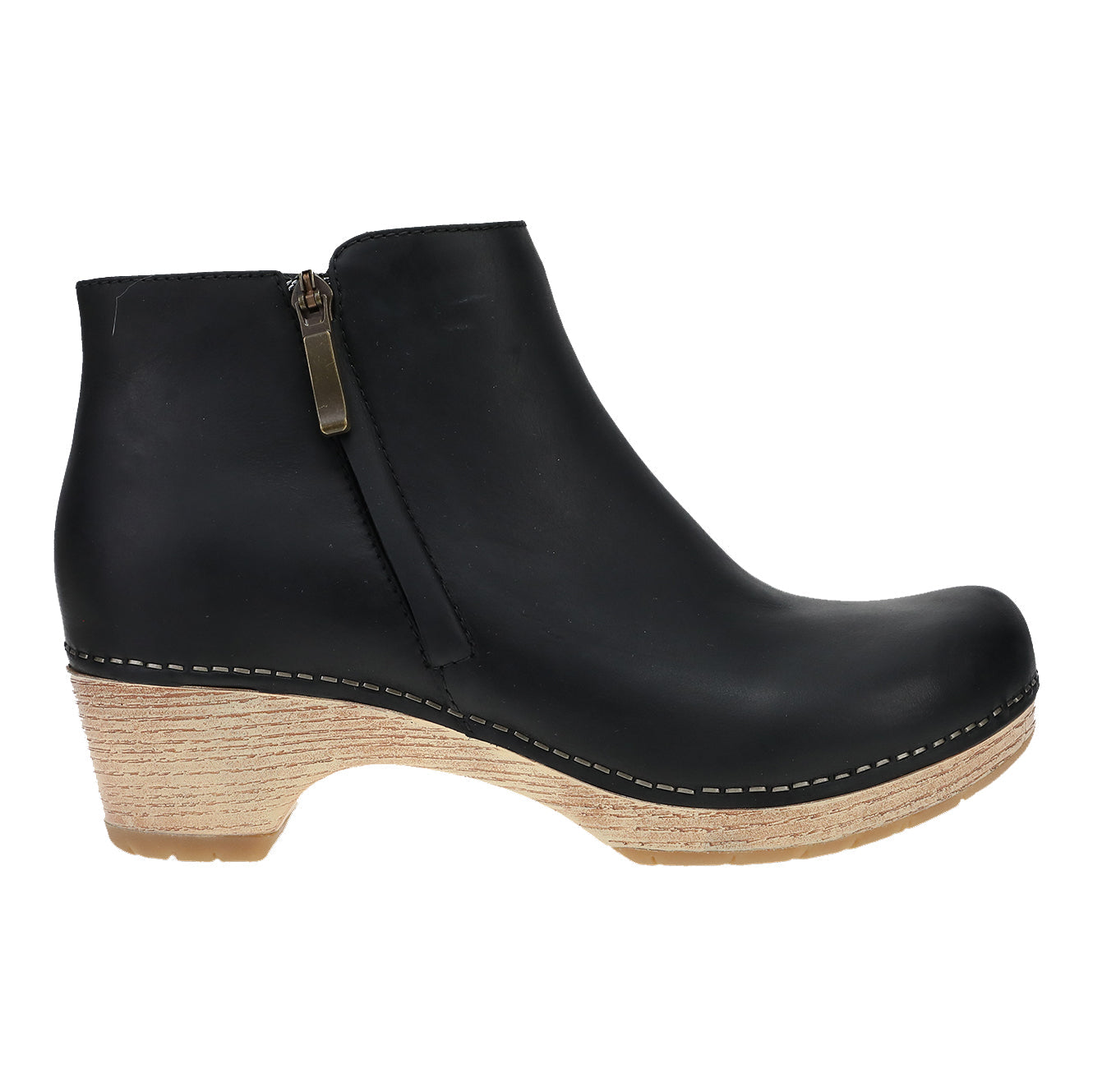 Dansko Lizanne Leather Side Zipper Heel Boot | Simons Shoes