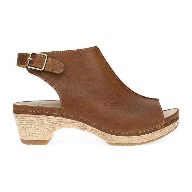 Dansko Lizzy Womens Shoes TanOiledPullUp