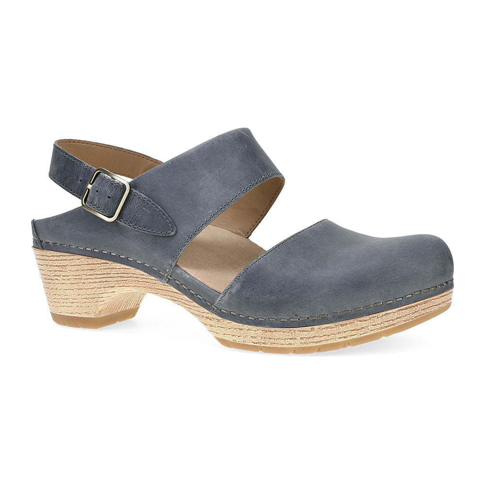 Dansko Lucia Womens Shoes DenimOiledPullUp