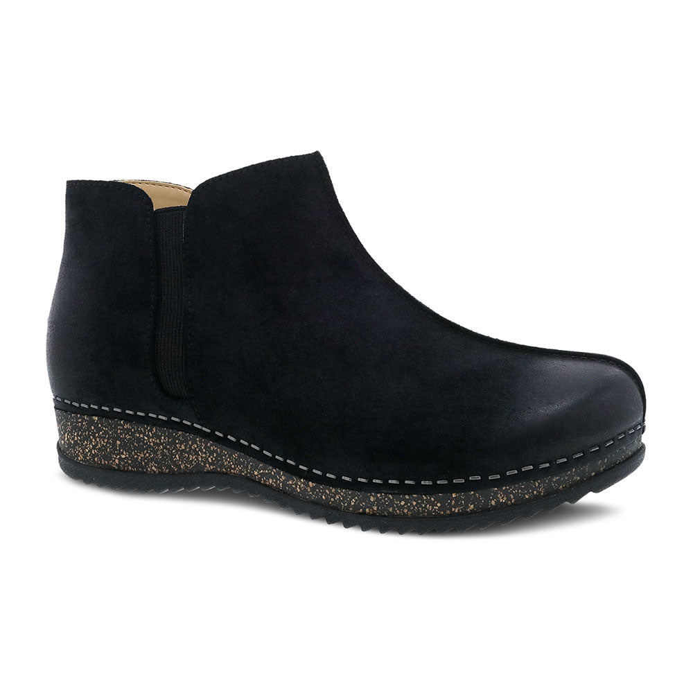 Dansko Makara Leather Clog Style Side Zip Booties Simons Shoes
