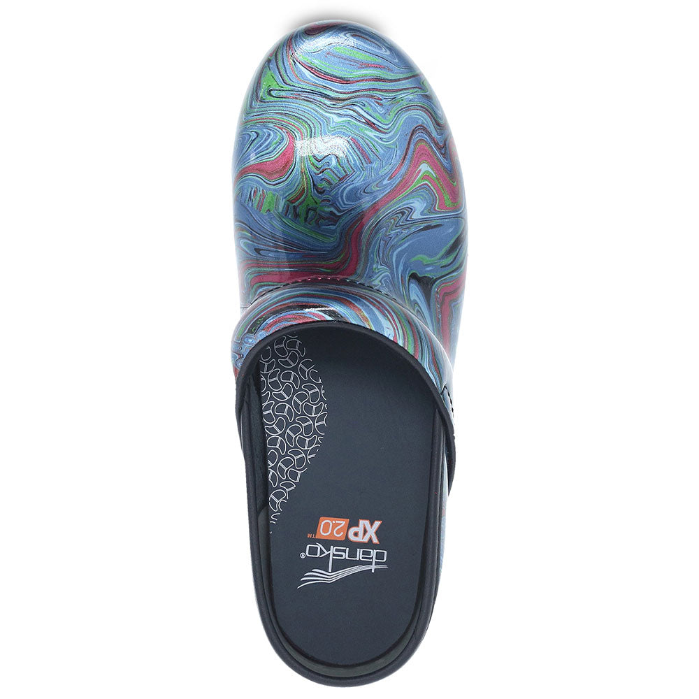 Dansko XP 2.0 Marble Swirl Patent Womens Shoes 