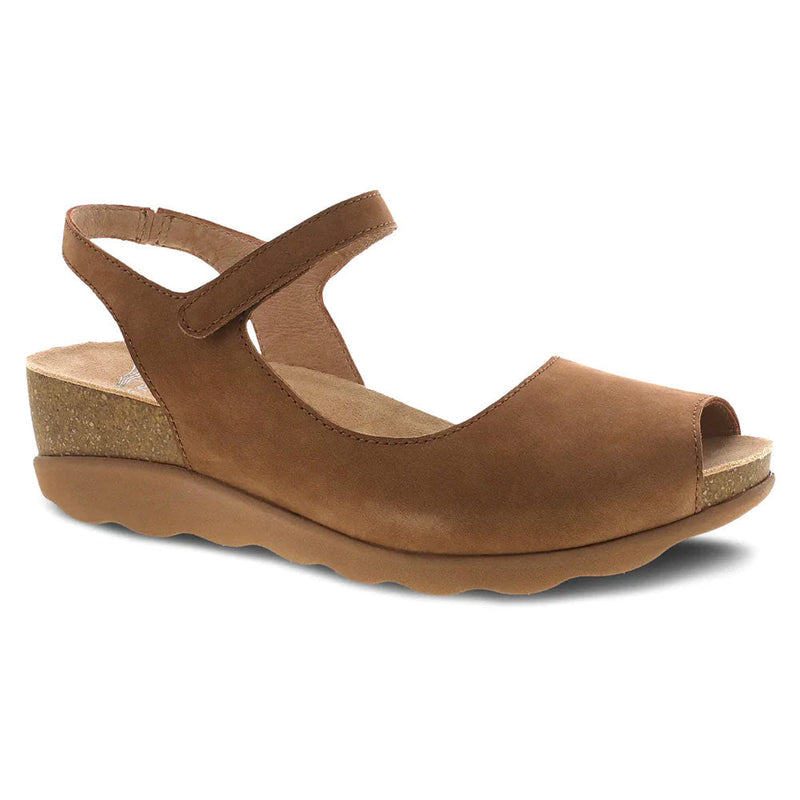 Dansko Marcy Wedge Womens Shoes Tan