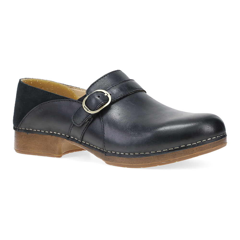 Dansko Margaret Black Burnished Calf