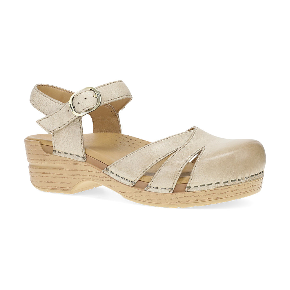 Dansko Margreta Mary Jane Clog Womens Shoes Biscotti