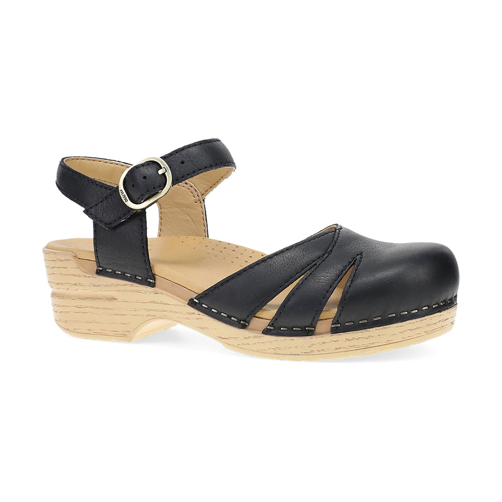 Dansko Margreta Mary Jane Clog Womens Shoes Black