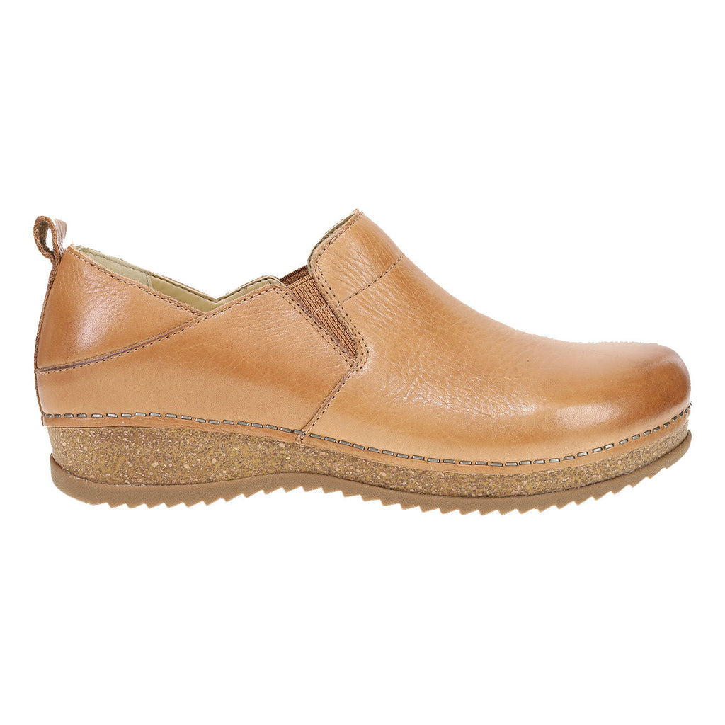 Dansko Meara Womens Shoes TanWaxyMilled