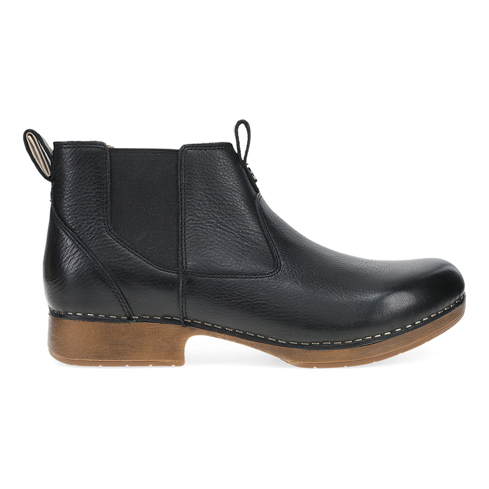 Dansko Michele Black Waxy Milled