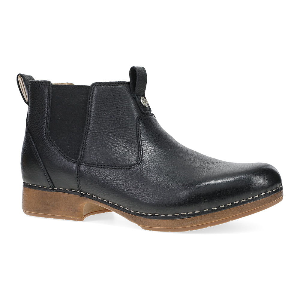 Dansko Michele Black Waxy Milled