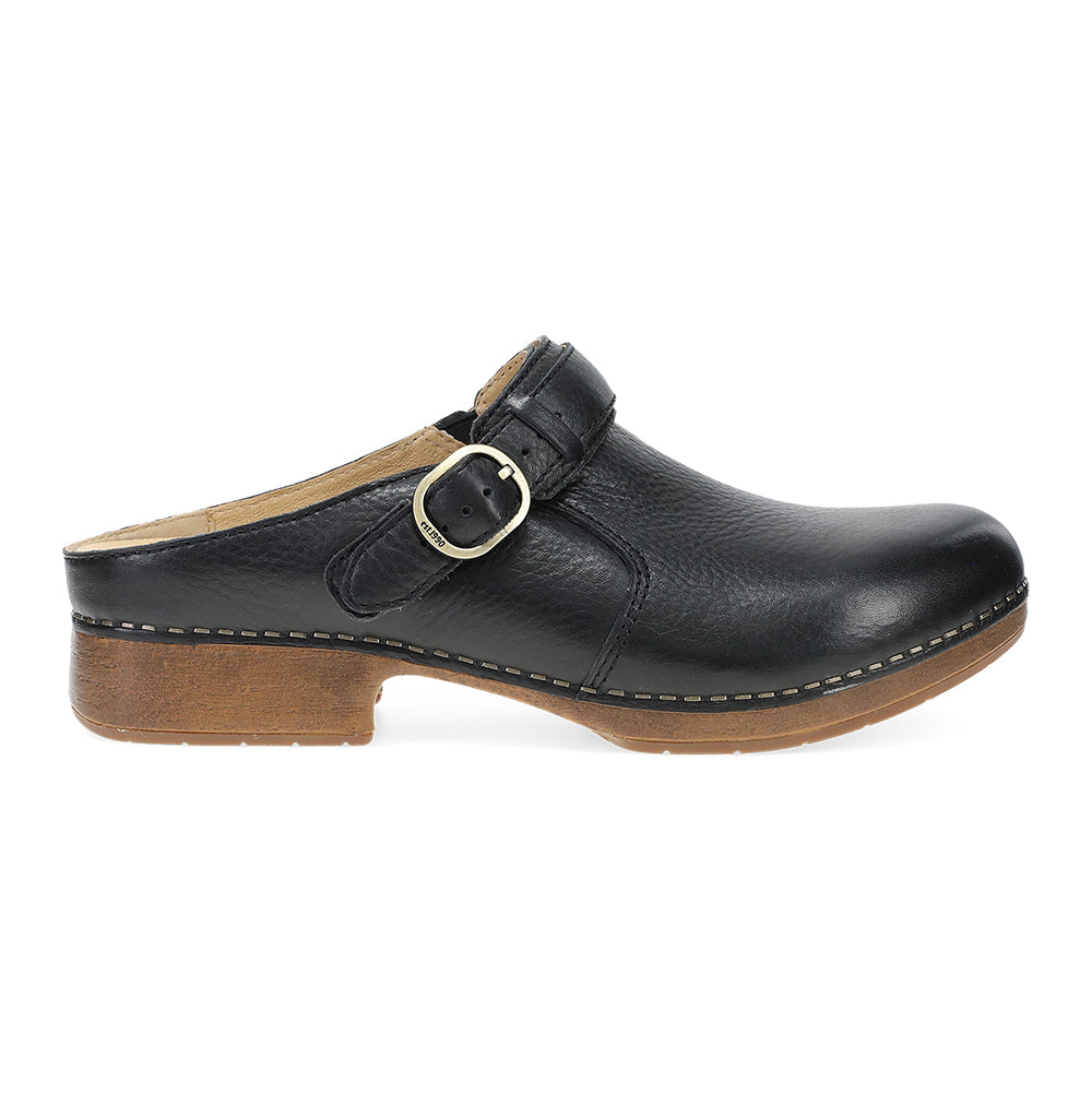 Dansko Millie Black Waxy Milled