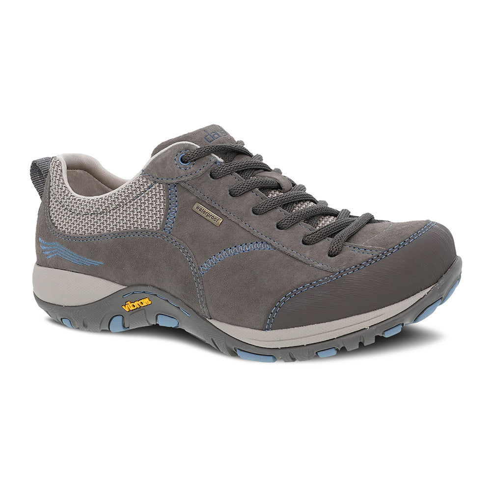 Dansko Paisley Waterproof Wide Womens Shoes Grey